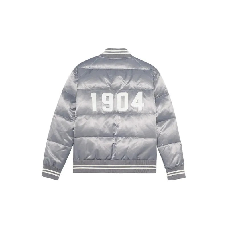 Mitchell & Ness Down Jacket Unisex Gray-1