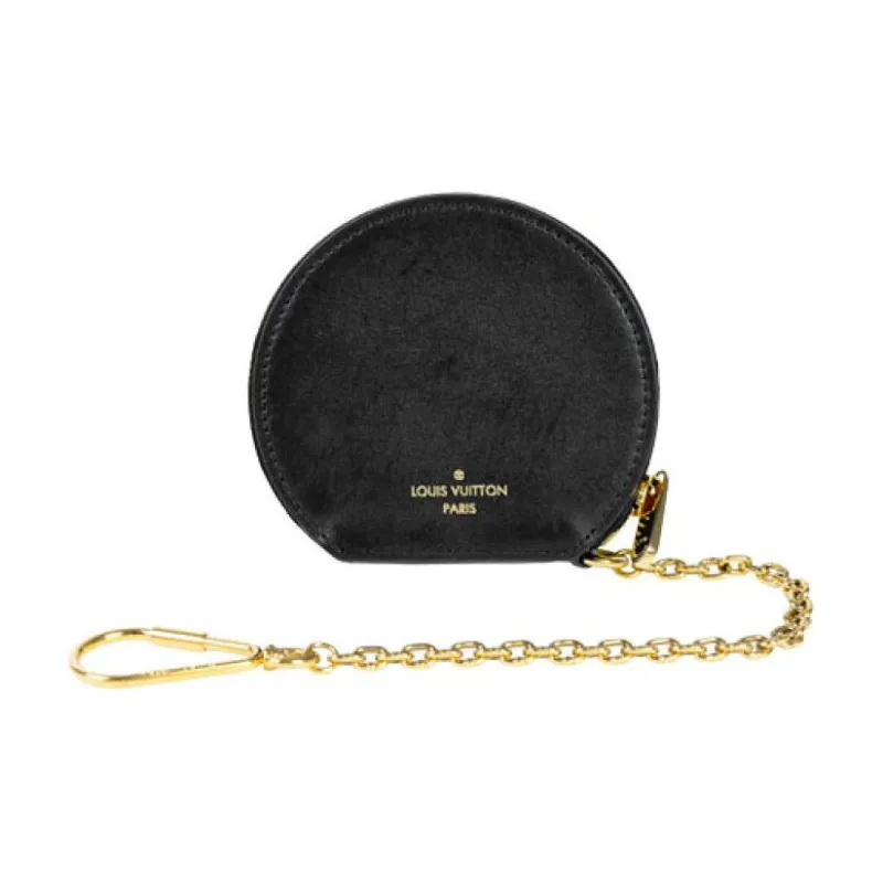 LOUIS VUITTON Cow Leather Coin Purse Regular Women's Brown-1