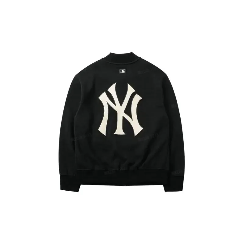 MLB SS22 Baseball Jacket Unisex Black-1