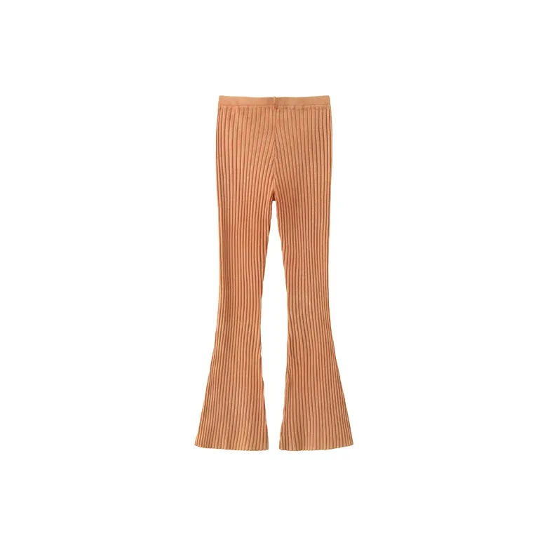 CUBIC Flared Pants Casual Pants Women's Ochre Orange-1
