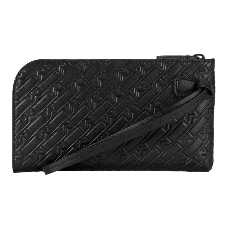 MONTBLANC M_Gram 4810 Leather Card Holder Wallet Unisex Black-3