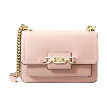 MICHAEL KORS Heather Leather Crossbody Bag Shoulder Bag Women's Soft Pink
