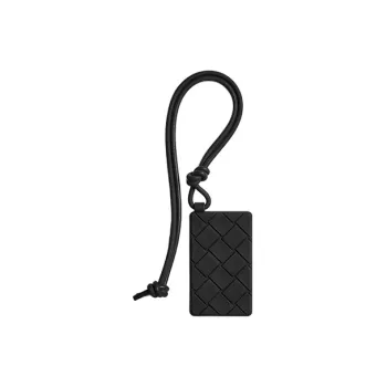 Bottega Veneta Silicone Card Holder Men's Black
