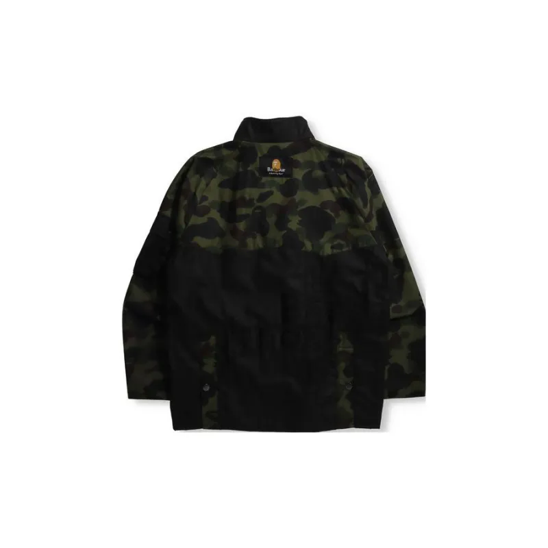 A BATHING APE X Barbour 1st Camo International Rain Jacket-1