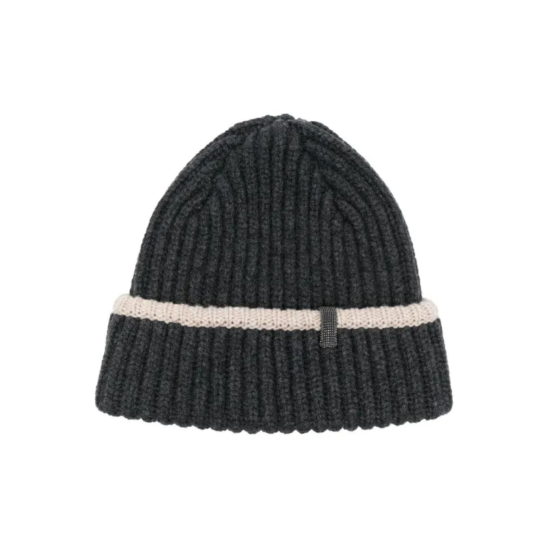 Brunello Cucinelli Embellished Cashmere Beanie-0