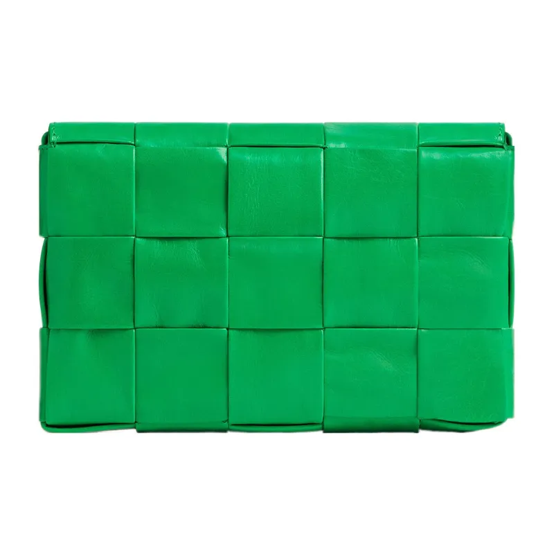 Bottega Veneta Cassette Intreccio Crossbody Bag Small Parakeet-3