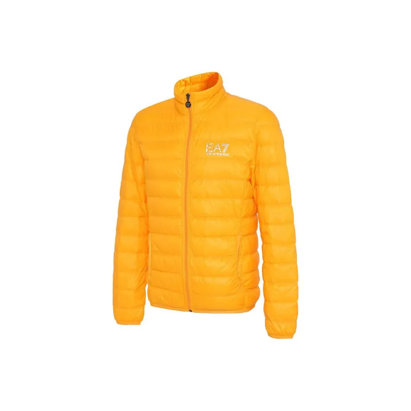 EMPORIO ARMANI EA7 FW22 Down Jacket Men's Orange Yellow-2
