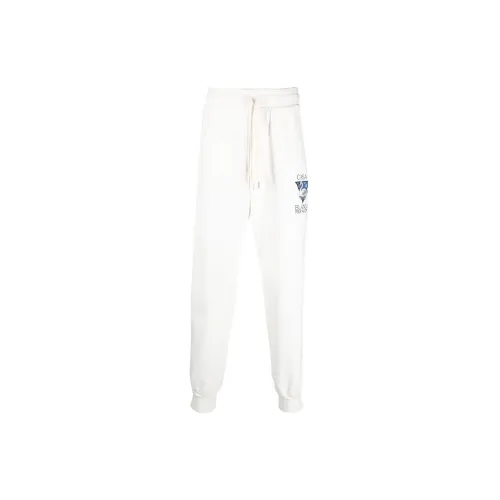 CASABLANCA Embroidered-detail Organic-cotton Track-pants