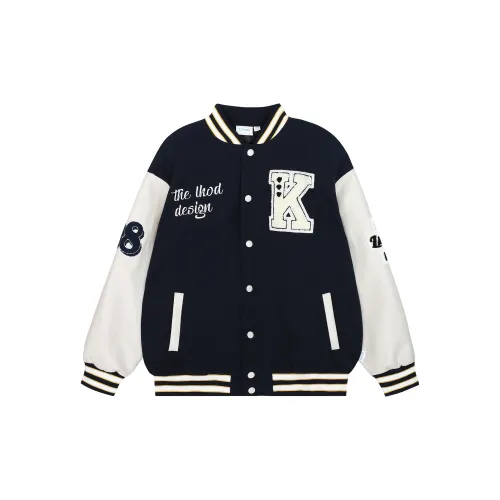 LKOD Baseball Jerseys Unisex Navy Blue