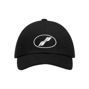 WE11DONE Baseball Caps Unisex Black