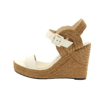 Jimmy Choo Delphi 100 Strap Sandals Women's White