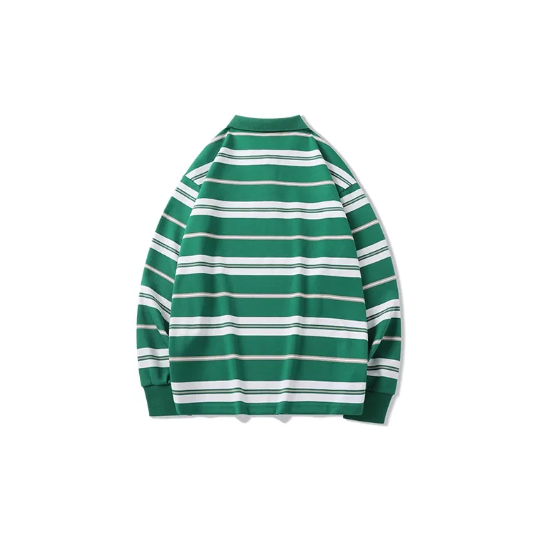 LAMLICKA Polo Shirts Unisex Green-1