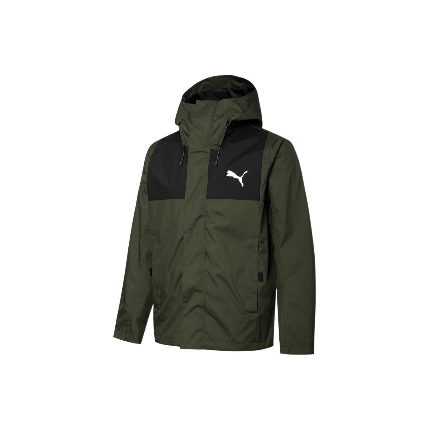 PUMA Windbreaker Jackets Men Green POIZON