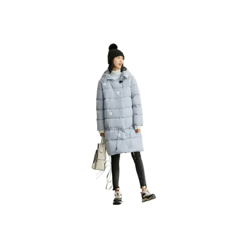 AMII Down Jackets Women's Light Gray Blue