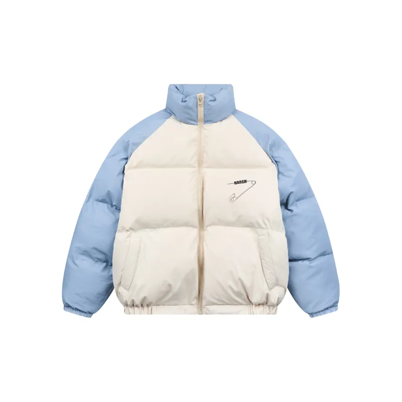 HARSH AND CRUEL FW22 Letter Stand Collar Loose Fit Thickened Puffer Jacket Unisex-7