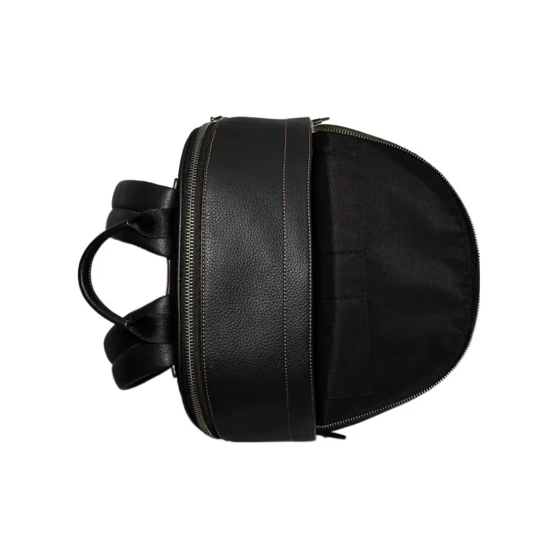 COACH Peanuts Snoopy Collaboration West Leather Backpack Large Size Men's Black-2