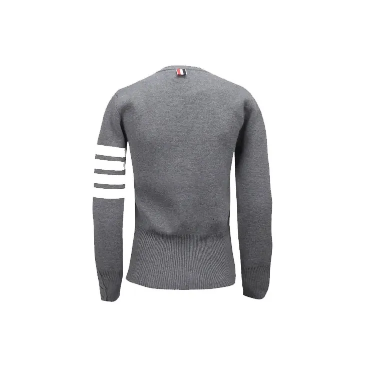 THOM BROWNE 4 Bar Crewneck Knit Jumper-1