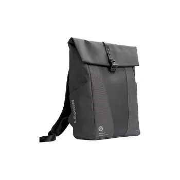 Lenovo Polyester Fabric Laptop Bag Large Size Unisex Black+Gray