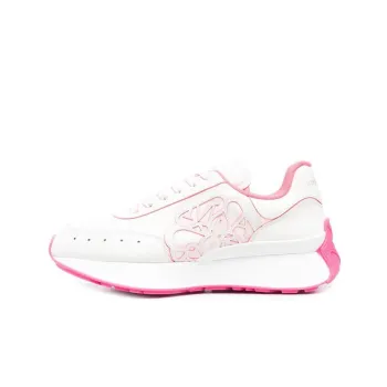 Alexander McQueen Sprint Runner White Fuchsia Pink Women's
