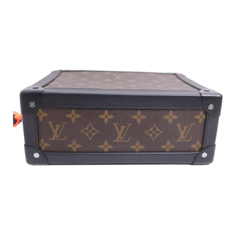 LOUIS VUITTON Soft Trunk Monogram With Leather Strap Brown-3