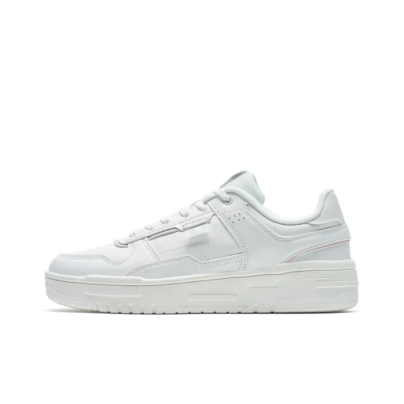 XTEP Off White Sports Casual Shoes Women's White Pink-0