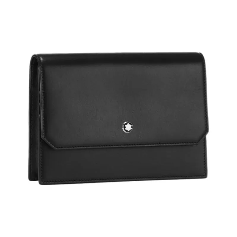 MONTBLANC Meisterstuck Calfskin Clutch Mini Men's Black-1