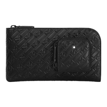 MONTBLANC M_Gram 4810 Leather Card Holder Wallet Unisex Black