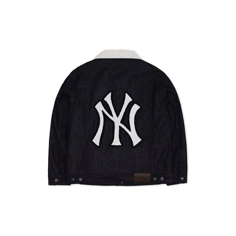 MLB Denim Jackets Unisex Black-1
