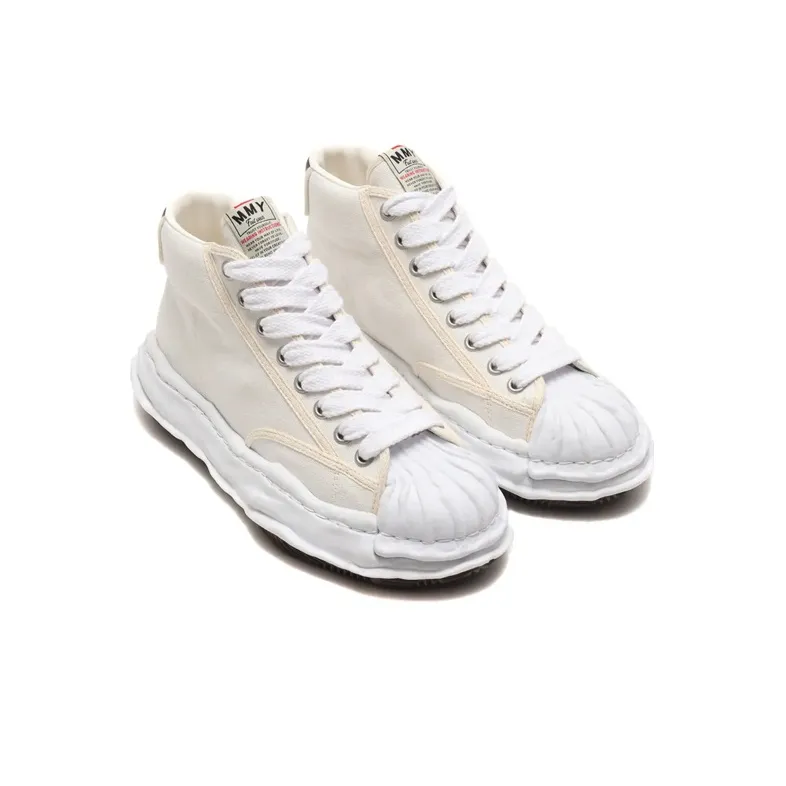 Maison MIHARA YASUHIRO Embroidered-logo Hi-top Sneakers-1