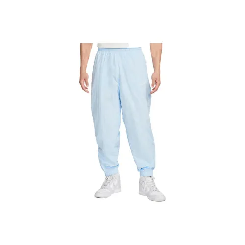 Nike Knitted Sweatpants Men Light Blue