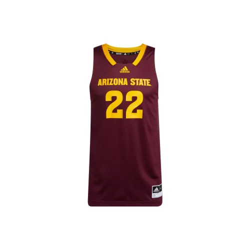 Adidas Basketball Jerseys Men Deep Red