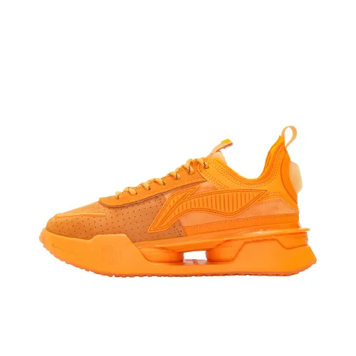 Lining X LNG Casual Shoes Men Low-Top Tropical Orange