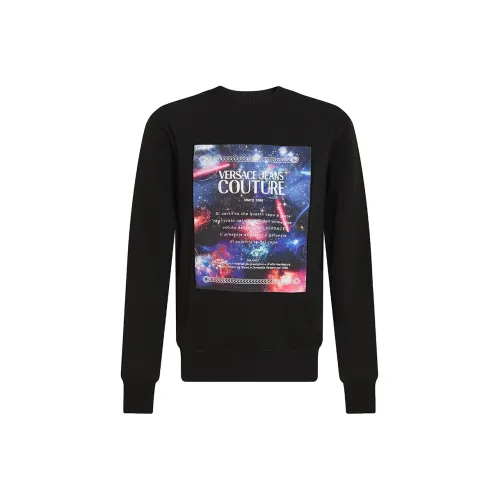 VERSACE JEANS COUTURE Graphic-print Crew Neck Sweatshirt