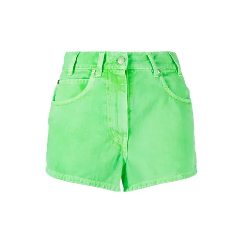 MSGM Denim Shorts Women's Green