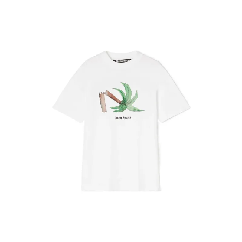 PALM ANGELS Broken Palm Classic T Shirt-0