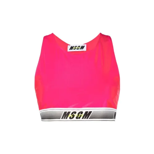 MSGM Tank Tops Women's Pink