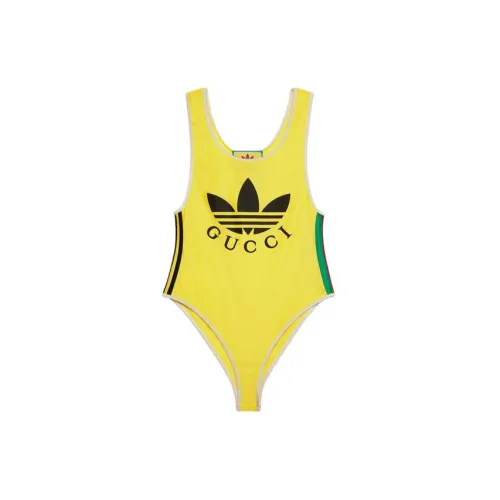 Adidas Originals X GUCCI Bodysuits Women's Yellow