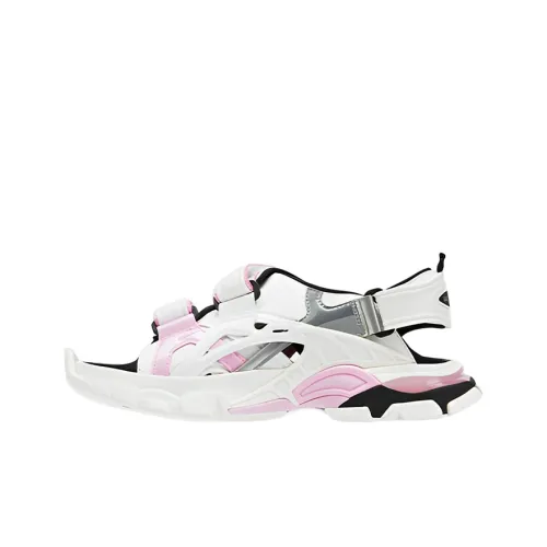 Balenciaga Women's Track Sandal 'White Pink Grey'