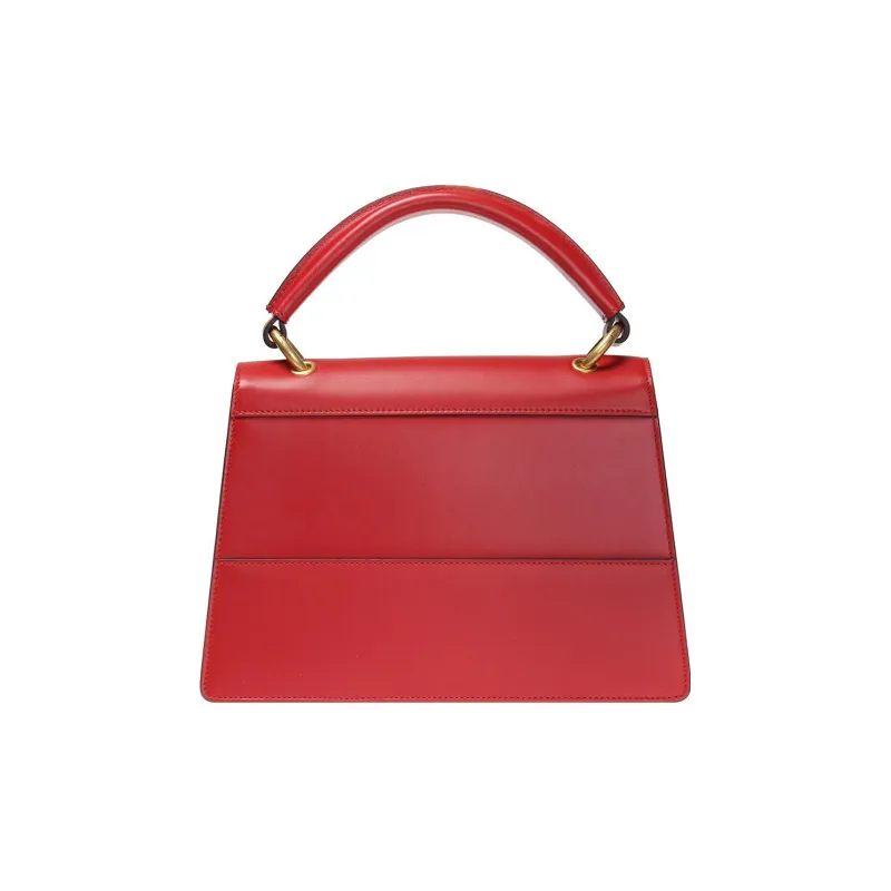 GUCCI Queen Margaret Leather Shoulder Bag Crossbody Bag Handbag Women's Red-2
