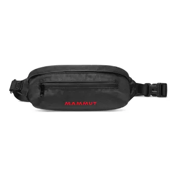 MAMMUT Polyester One Shoulder Crossbody Slanted Fanny Pack Small Size Unisex Black