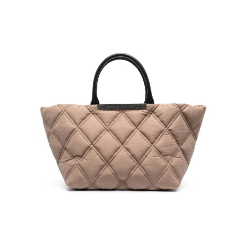 Brunello Cucinelli Tote Bag Shopping Bag Handbag Women's Brown