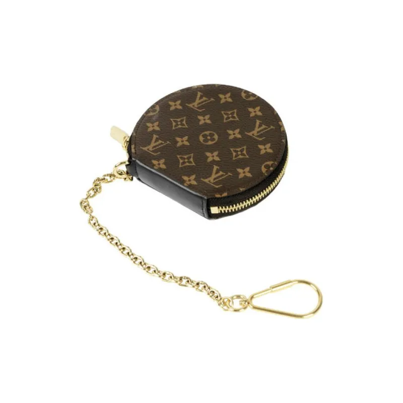 LOUIS VUITTON Cow Leather Coin Purse Regular Women's Brown-2