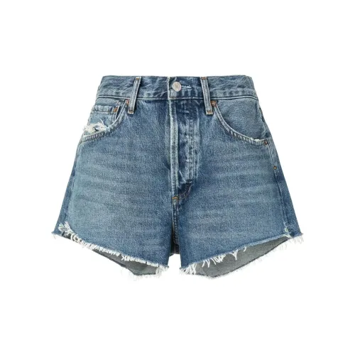 AGOLDE Denim Shorts Women's Blue