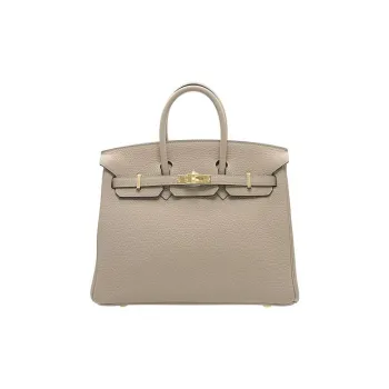 HERMES Birkin Togo Calfskin Birkin Bag Handbag Women's 81 Gris Tourterelle Dove Gray