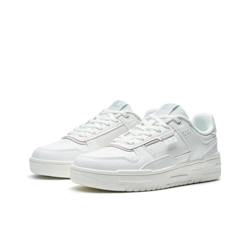 XTEP Off White Sports Casual Shoes Women's White Pink-2