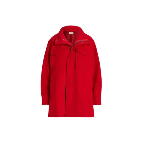 Polo Ralph Lauren Velvet Jackets Women's Red