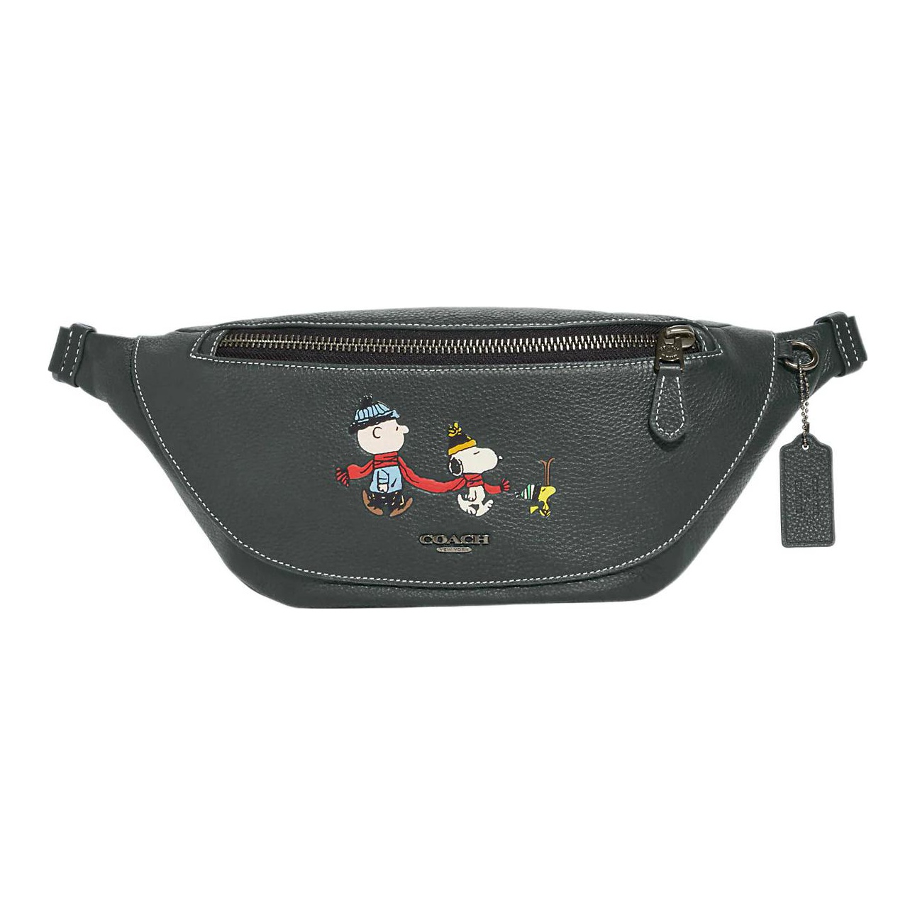 Coach X Peanuts Warren Belt Bag Fanny pack With hot Snoopy for men