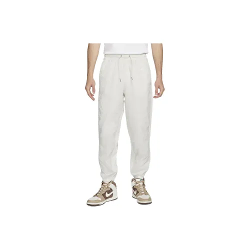 Nike Knitted Sweatpants Men Ivory White