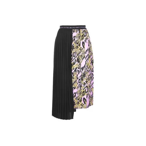 VERSACE JEANS COUTURE Casual Long Skirts Women's Purple