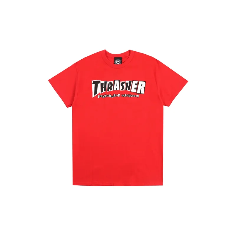 Thrasher T-Shirts Unisex Red-0
